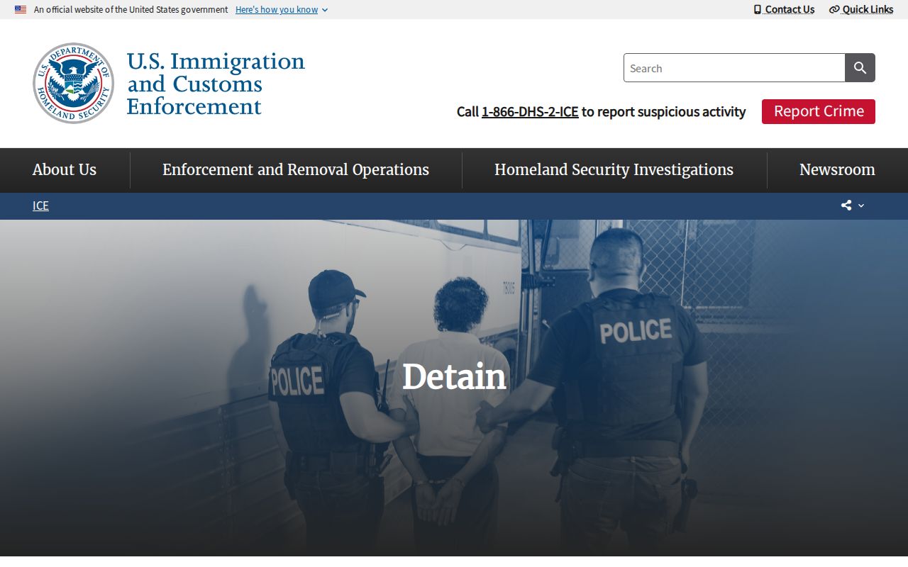 ICE detention overview for federal immigration release connected to Trego County